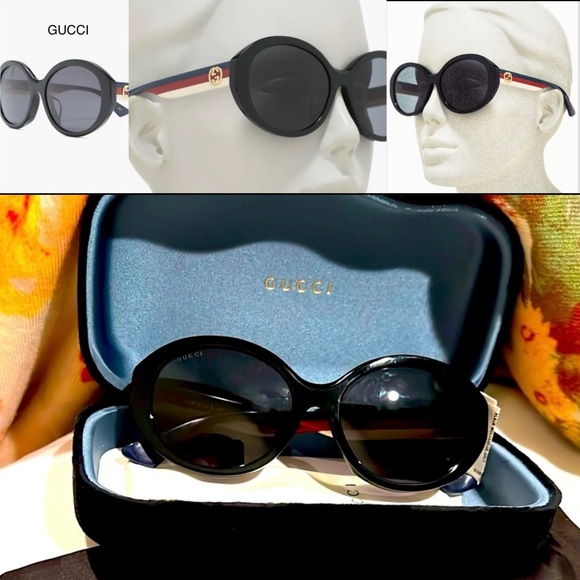 NWT Authentic GUCCI Full Inclusion  Sunglasses Oval Shape new with tags ATTACHED - Picture 8 of 16